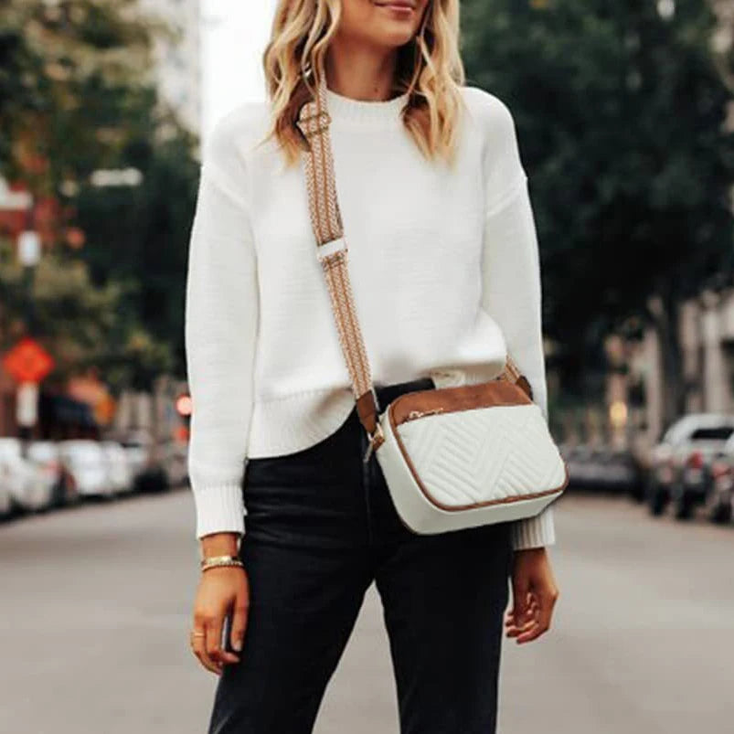 Soft PU Leather Crossbody Phone Bag - Luxury Women's Clutch